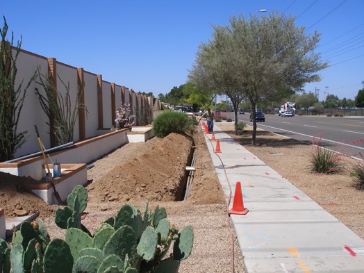 Cell Tower Conduit Installation